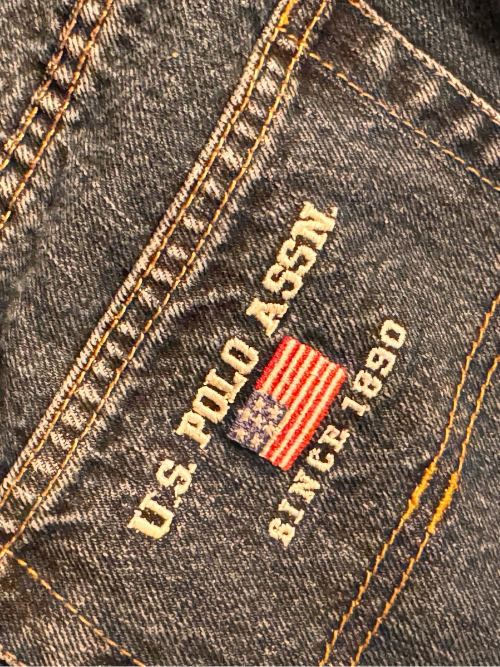 Vintage U.S POLO ASSN 
Men's Navy Blue Jeans - 30x30